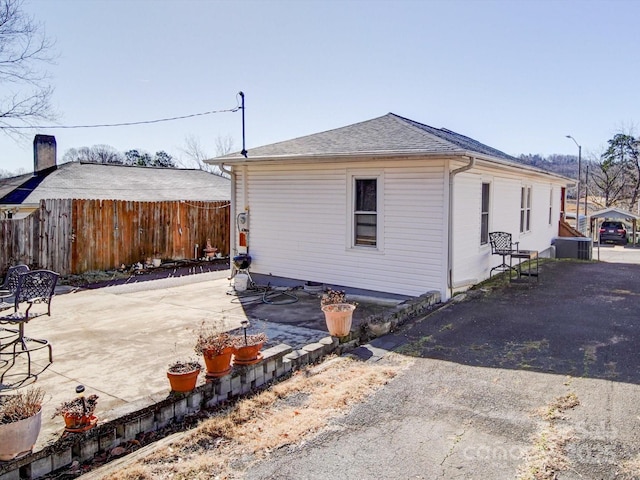 exterior space featuring a patio