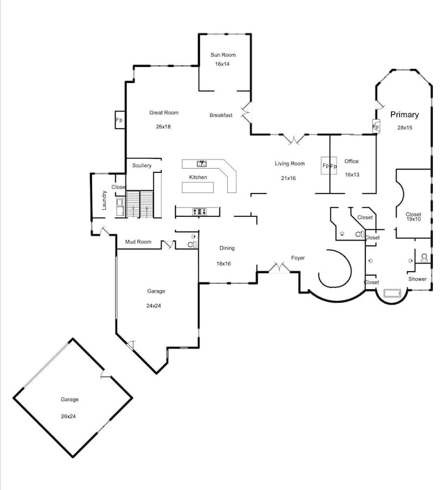 155 Union Chapel Dr, Mooresville, NC 28117 - floor plan / room layout