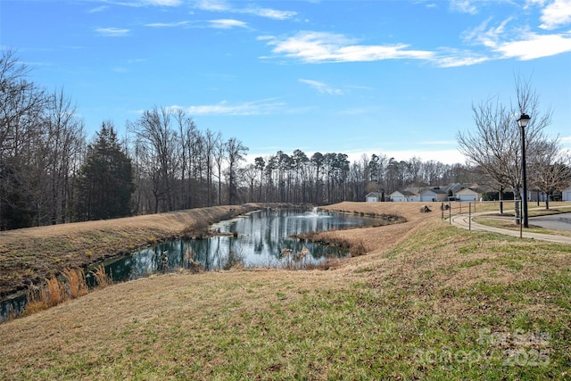 property view of water