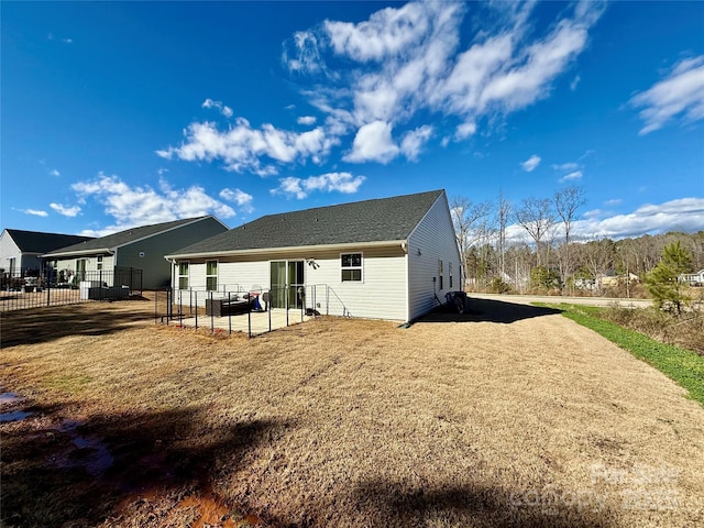 view of rear view of property