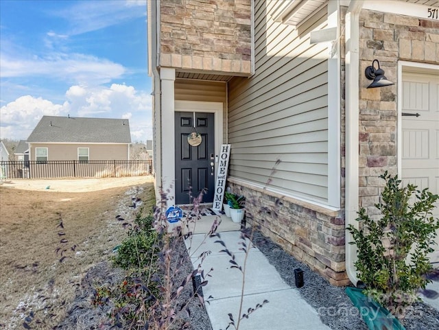 view of property entrance