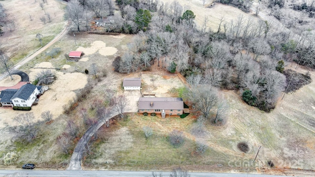 214 Hicks Hill Rd, Lawndale, NC 28090 - aerial overview of property's location featuring rural landscape