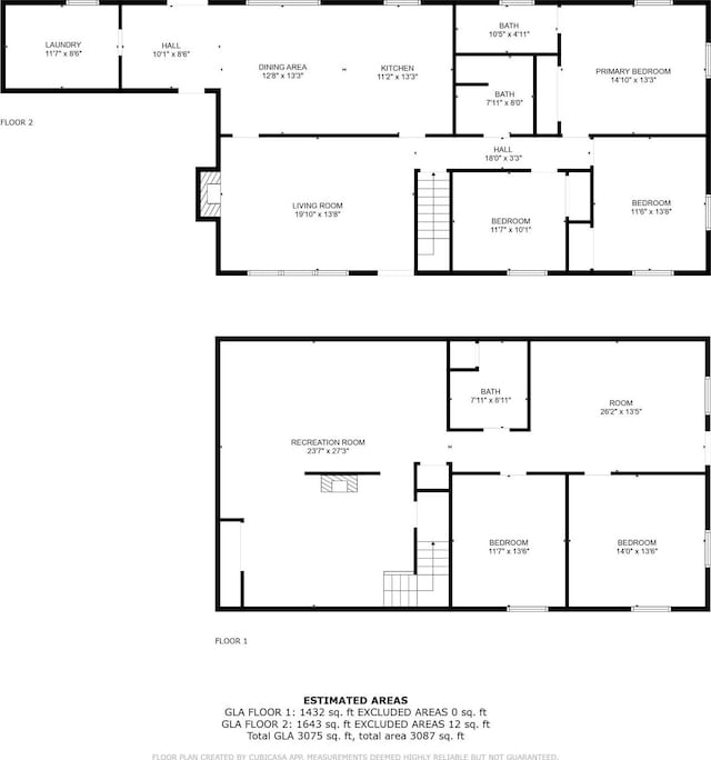 214 Hicks Hill Rd, Lawndale, NC 28090 - floor plan / room layout