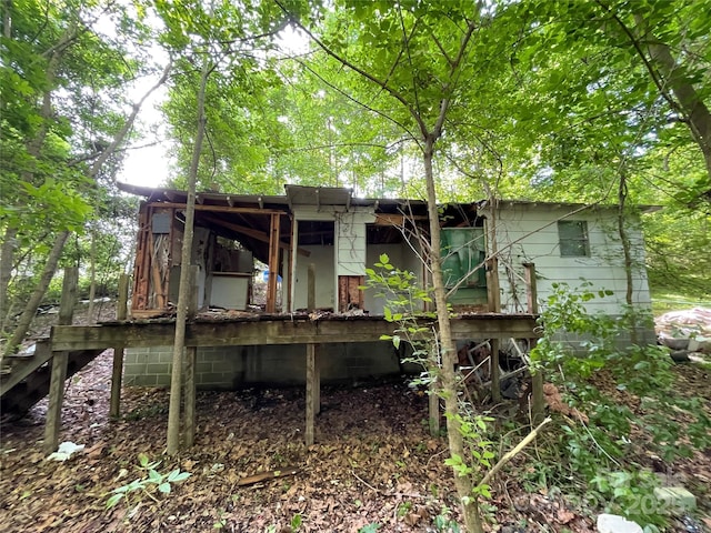 view of rear view of house