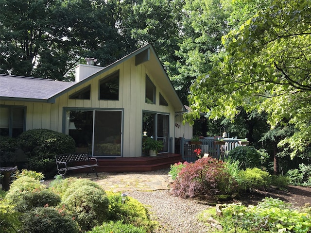 view of rear view of house