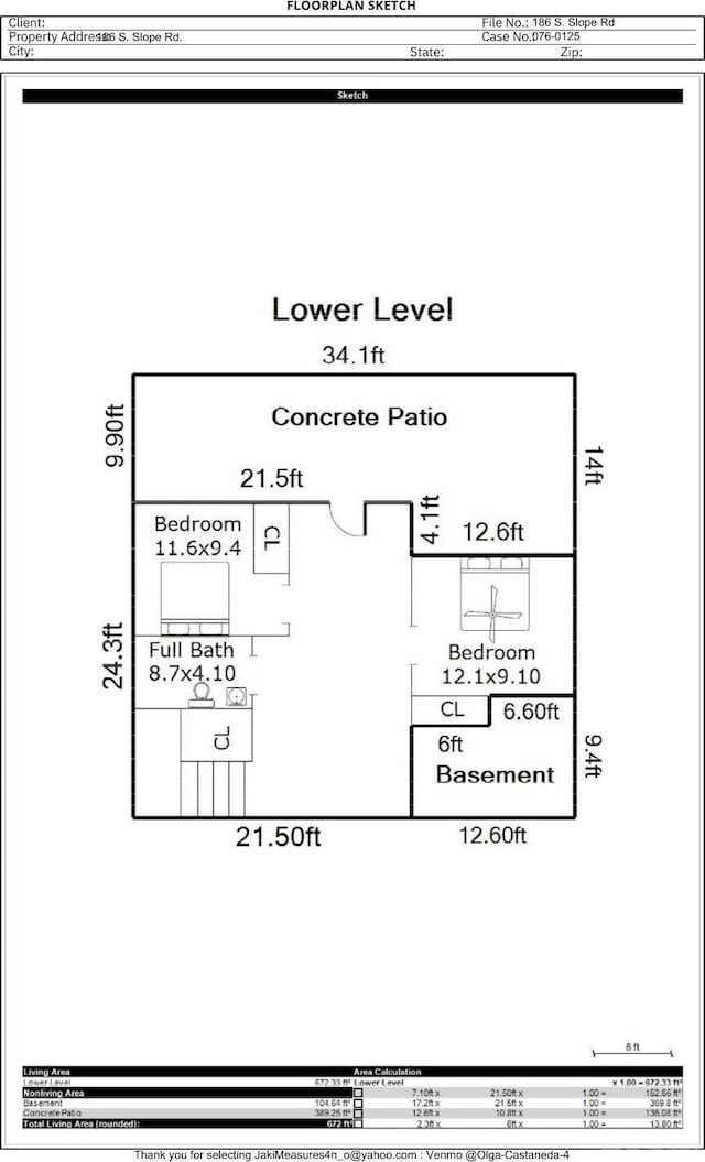 186 S Slope Ln, Old Fort, NC 28762 - view of layout