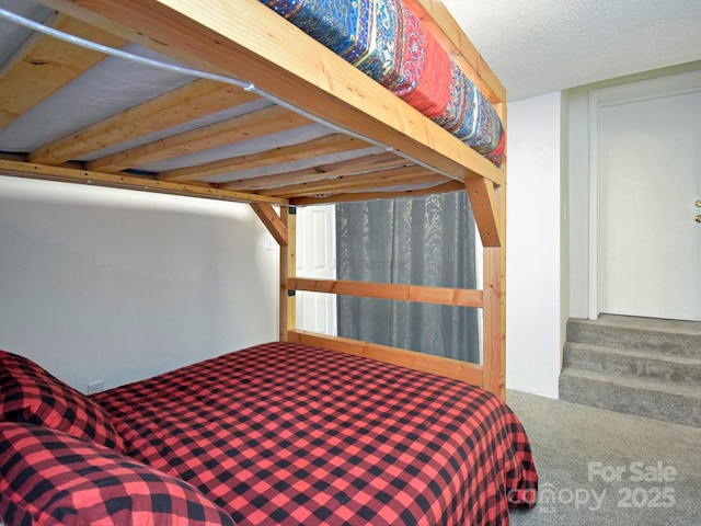 bedroom with carpet flooring