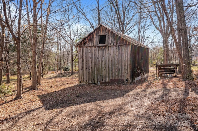 view of outbuilding