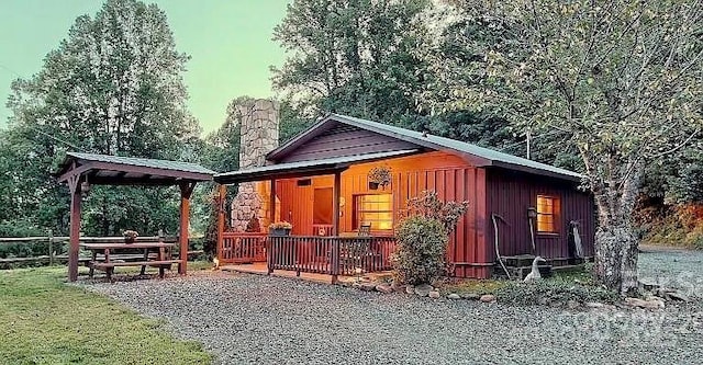 68 Vacation Dr, Whittier, NC 28789 - view of outbuilding with a porch