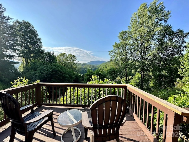 68 Vacation Dr, Whittier, NC 28789 - view of deck