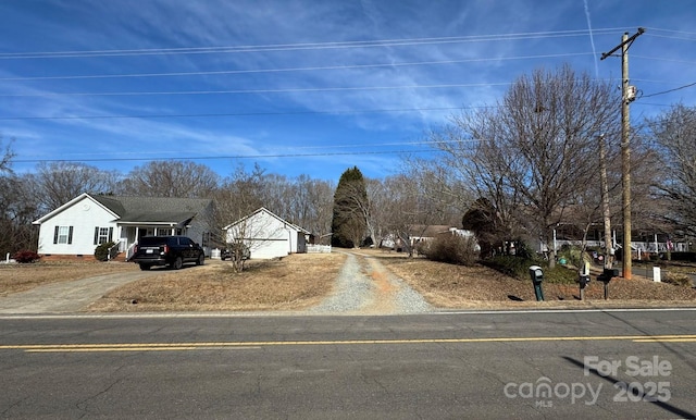 view of road