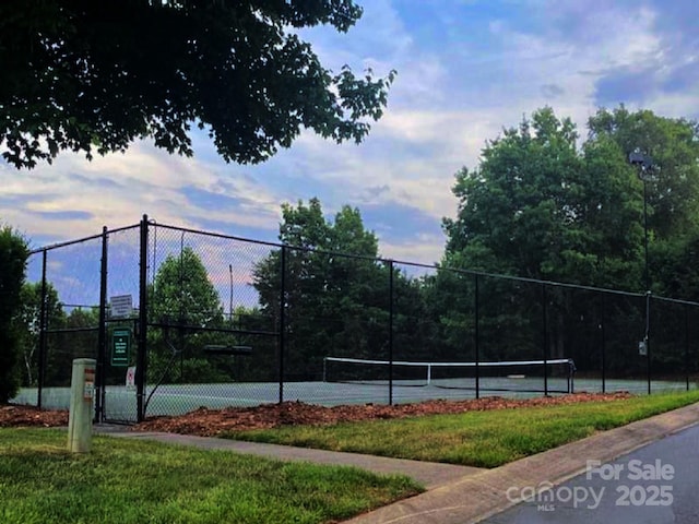 4617 Harbor View Ter, Morganton, NC 28655 - view of tennis court