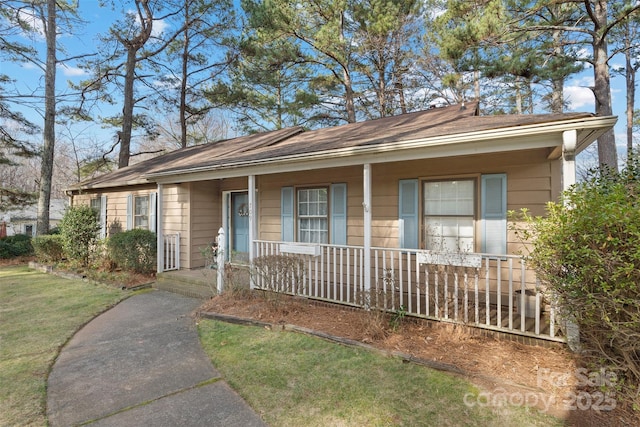 view of front of house featuring a porch