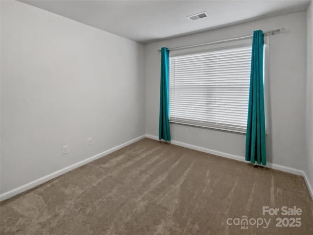 spare room with carpet