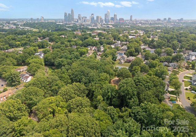 1912 St John St, Charlotte, NC 28216 - drone / aerial view of skyline