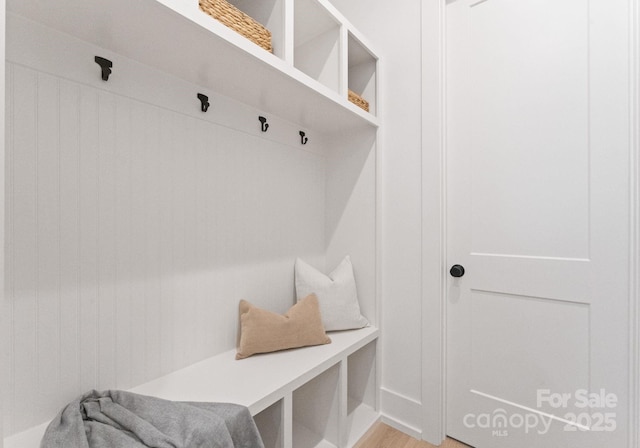 1912 St John St, Charlotte, NC 28216 - mudroom with light wood-style flooring