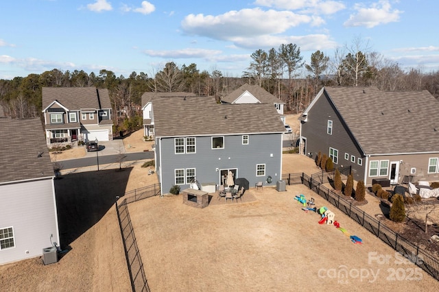 view of back of property