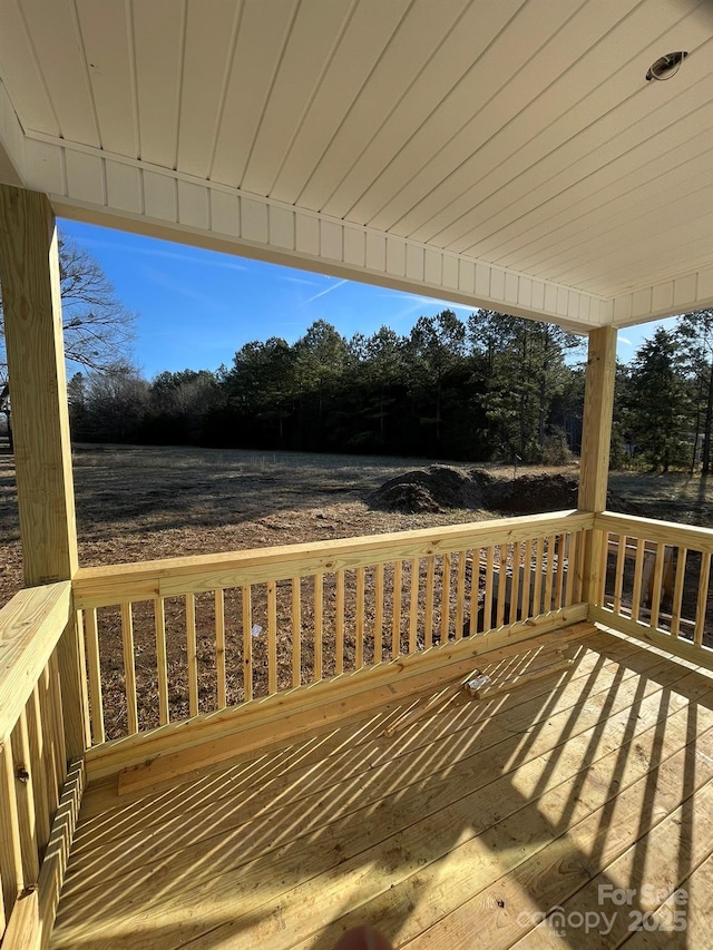 view of deck