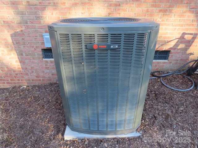 exterior details with central AC unit