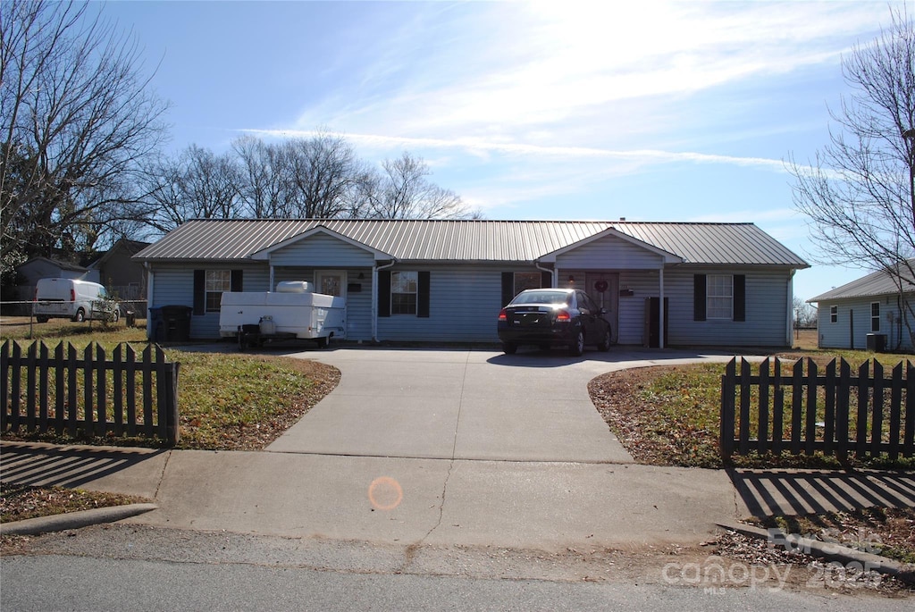 view of ranch-style house