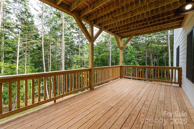 view of deck