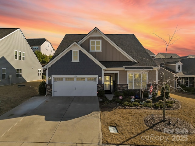 view of craftsman house