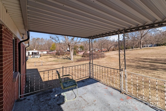 view of patio / terrace