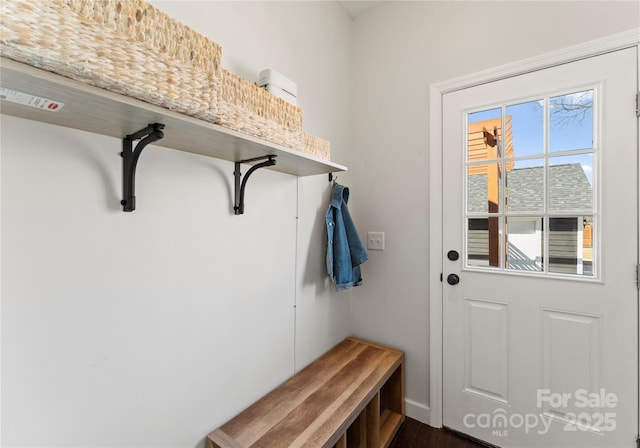 view of mudroom