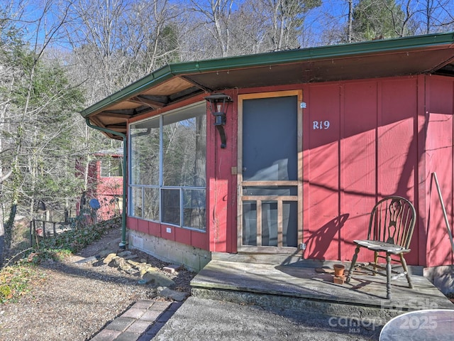 view of entrance to property