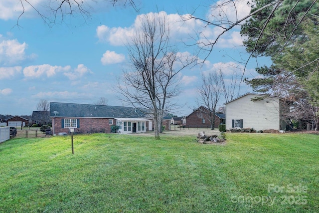 view of yard with a patio