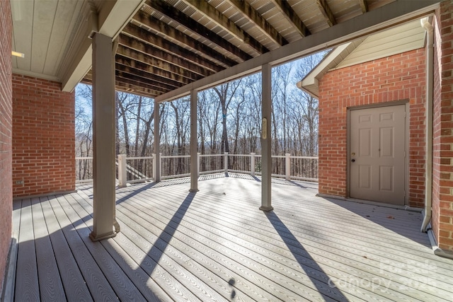 view of deck