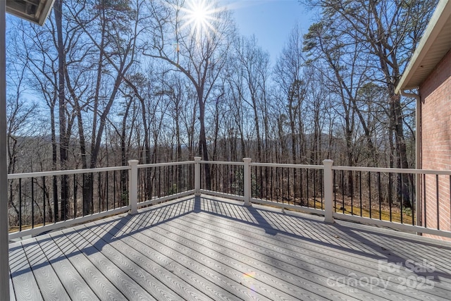 view of deck