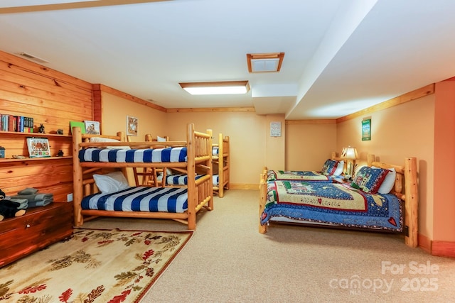 bedroom featuring carpet flooring