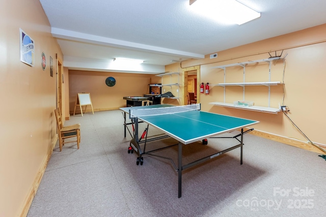 view of recreation room