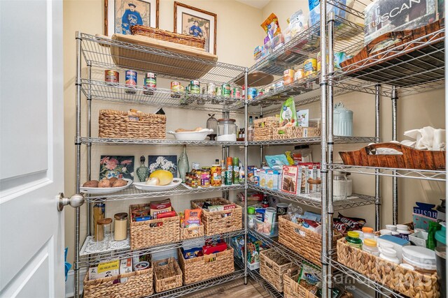 view of pantry