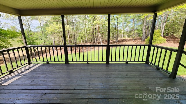 2076 Jay Clark Rd, Morganton, NC 28655 - wooden deck featuring a lawn