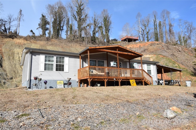 view of rear view of house