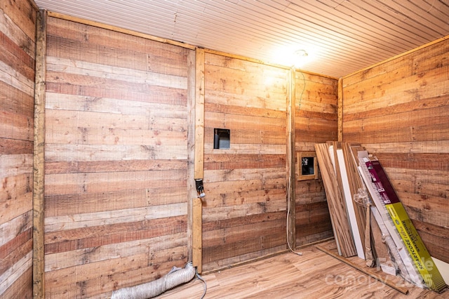 interior space featuring hardwood / wood-style floors