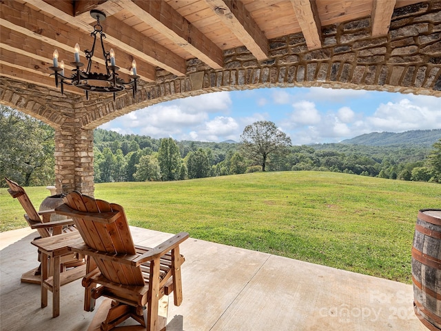 view of patio