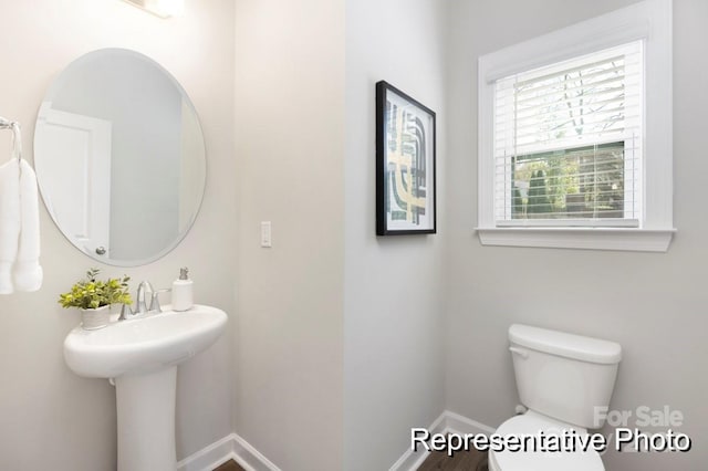 bathroom with toilet