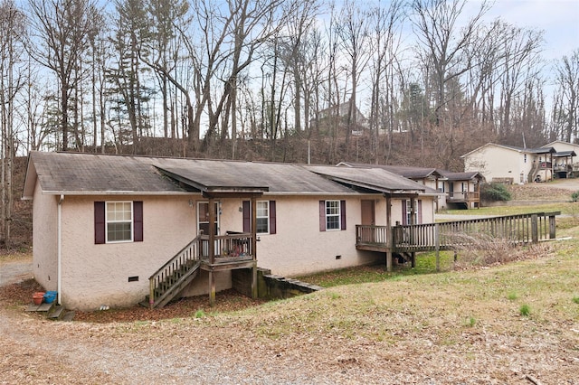 view of rear view of house