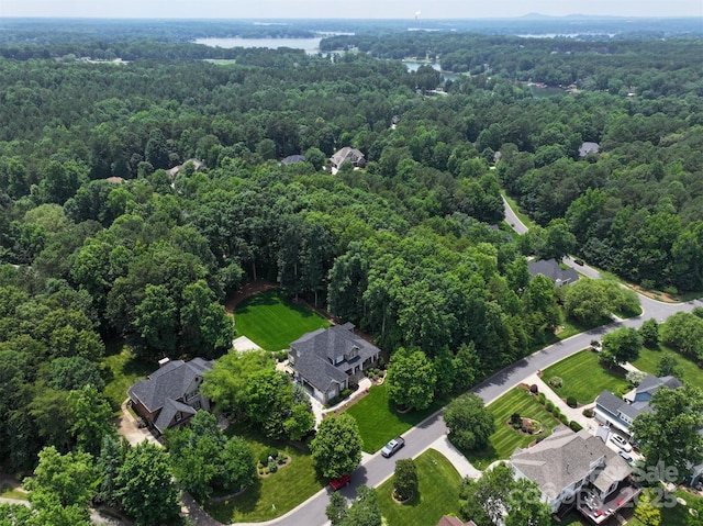 252 Bay Shore Loop, Mooresville, NC 28117 - aerial overview of property's location with a heavily wooded area