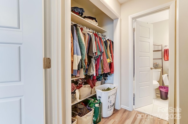 view of closet