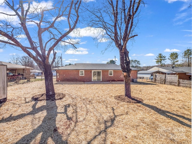 view of rear view of property