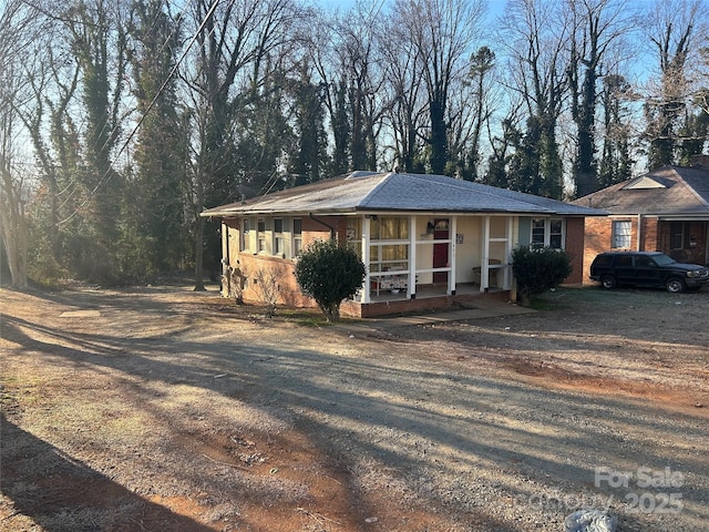 view of ranch-style house