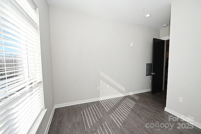 3630 N Davidson St, Charlotte, NC 28205 - empty room featuring dark hardwood / wood-style flooring