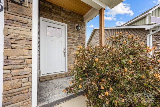 view of property entrance