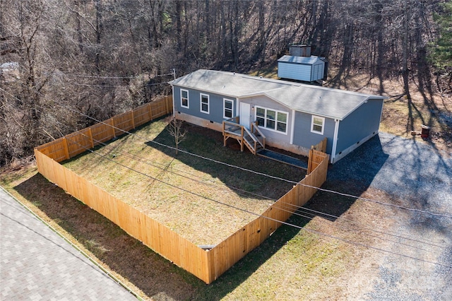 view of front of property