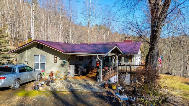 view of ranch-style house