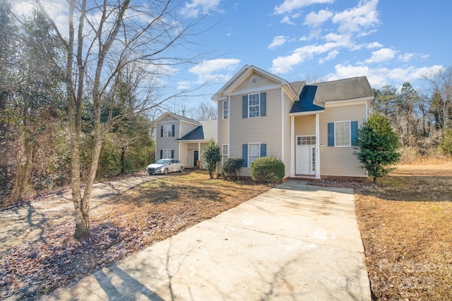 view of front of property